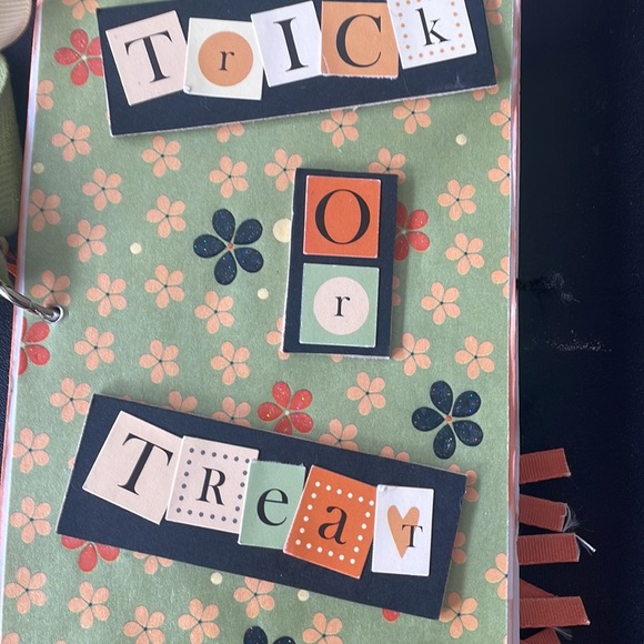 Premade Halloween envelope scrapbook- just made - Picture 2 of 8